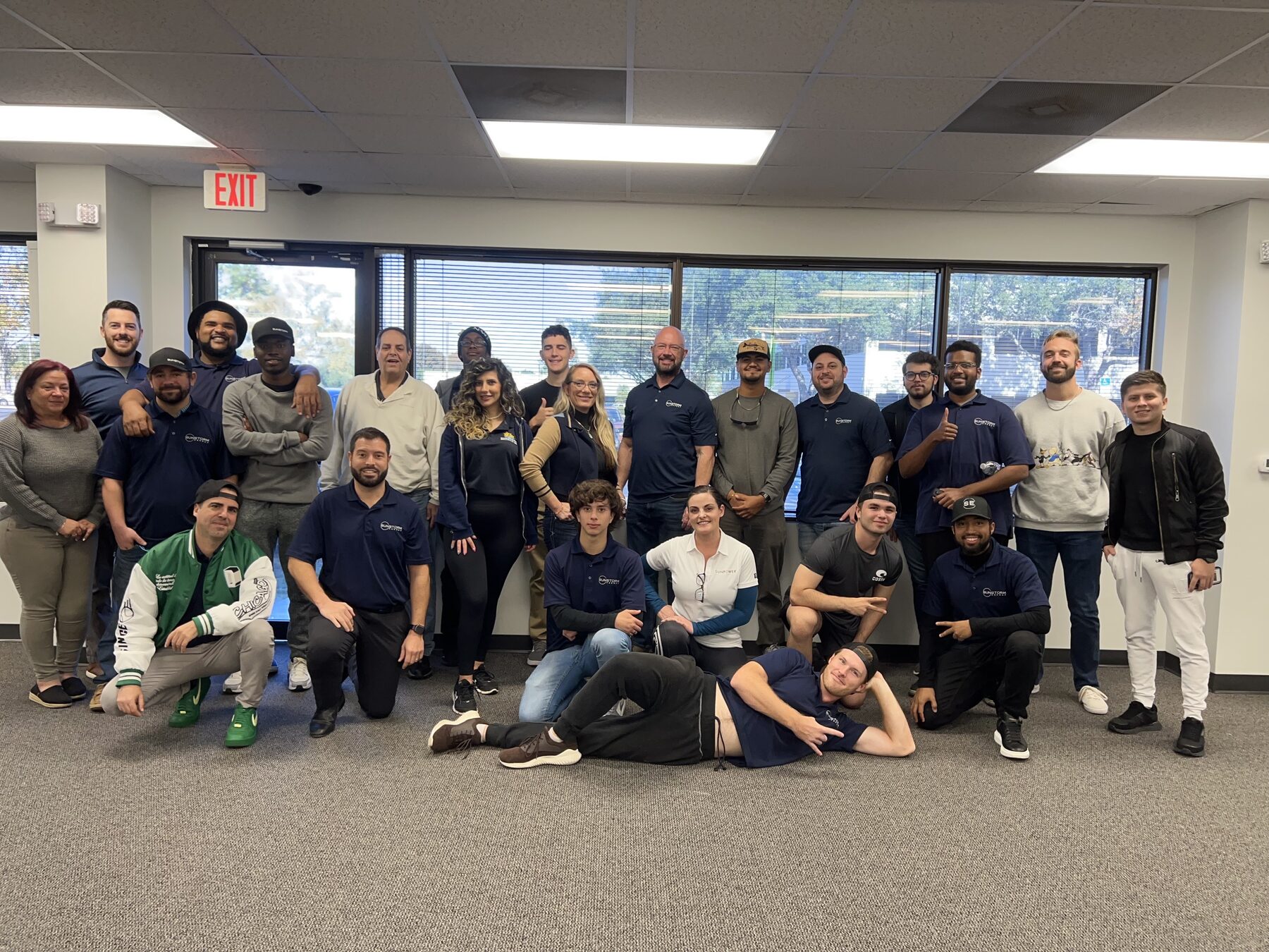 The Sunstorm Energy team together at the Orlando office